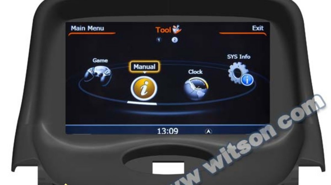 NAVIGATIE WITSON W2 C085 DEDICATA PEUGEOT 206 PLATFORMA S100 PROCESOR DUAL CORE A8 1GHZ 512 DDR 2 DVD GPS TV DVR CARKIT PRELUARE AGENDA TELEFONICA