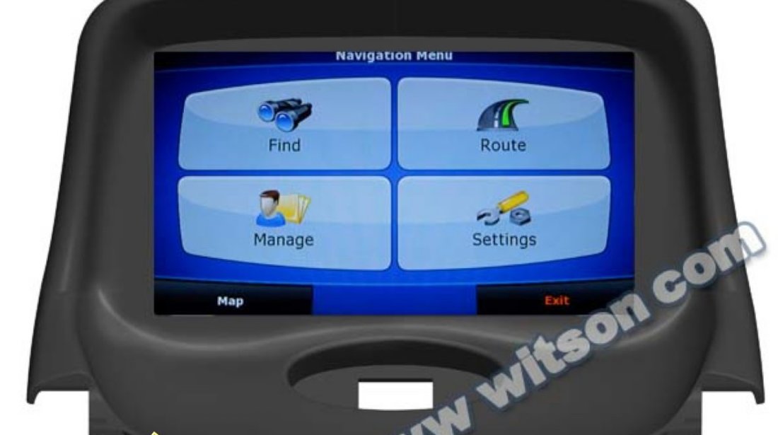 NAVIGATIE WITSON W2 C085 DEDICATA PEUGEOT 206 PLATFORMA S100 PROCESOR DUAL CORE A8 1GHZ 512 DDR 2 DVD GPS TV DVR CARKIT PRELUARE AGENDA TELEFONICA