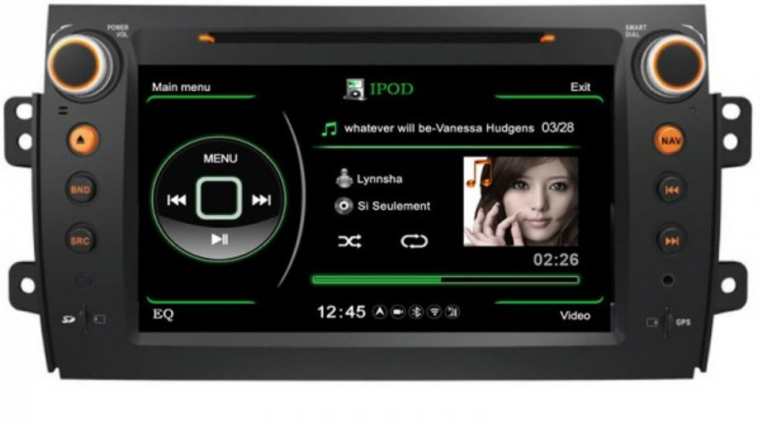 NAVIGATIE WITSON W2 C124 DEDICATA SUZUKI SX4 PLATFORMA S100 PROCESOR DUAL CORE A8 1GHZ 512 DDR 2 DVD GPS TV DVR CARKIT PRELUARE AGENDA TELEFONICA MODEL 2014