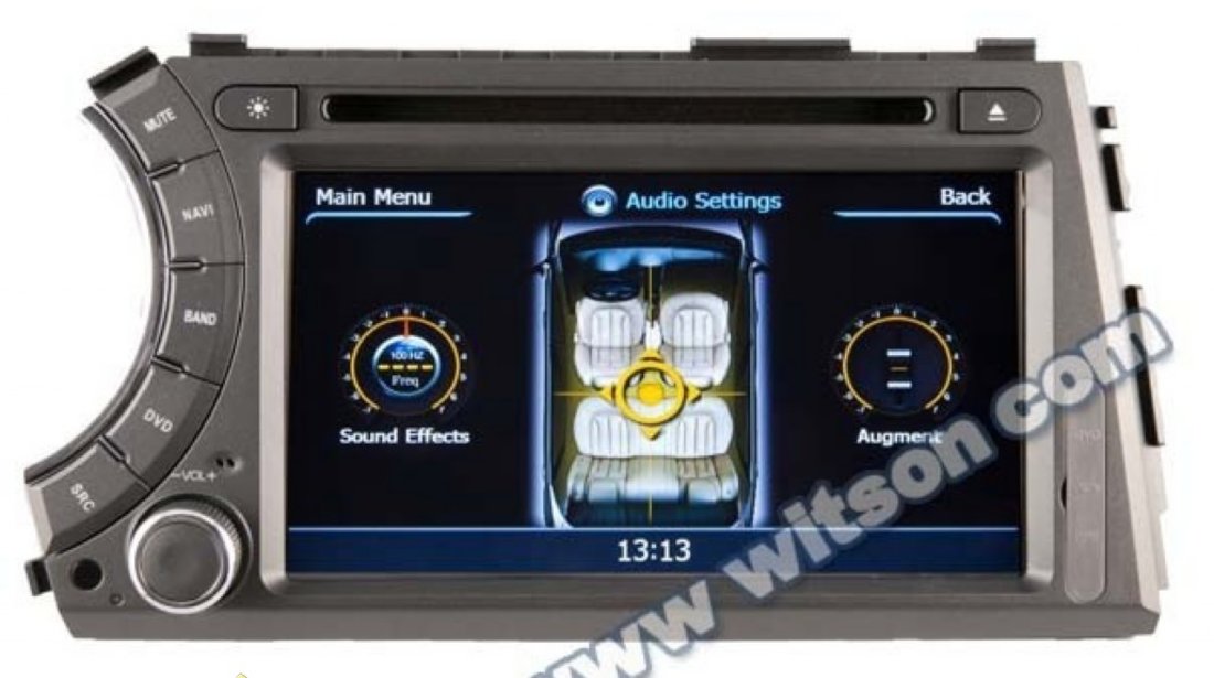 Navigatie Witson W2 C158 Dedicata Ssangyong Kyron Actyon Korando Tradie PLATFORMA S100 PROCESOR ARM8 1GHZ Dvd Gps Carkit PRELUARE AGENDA TELEFONICA Tv Comenzi Pe Volan