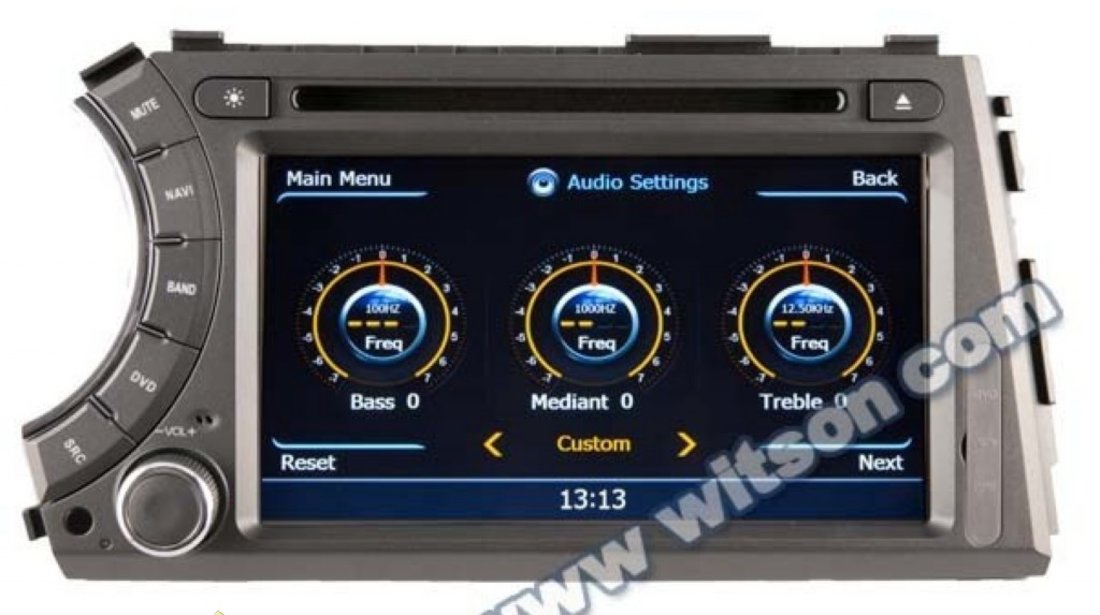 Navigatie Witson W2 C158 Dedicata Ssangyong Kyron Actyon Korando Tradie PLATFORMA S100 PROCESOR ARM8 1GHZ Dvd Gps Carkit PRELUARE AGENDA TELEFONICA Tv Comenzi Pe Volan