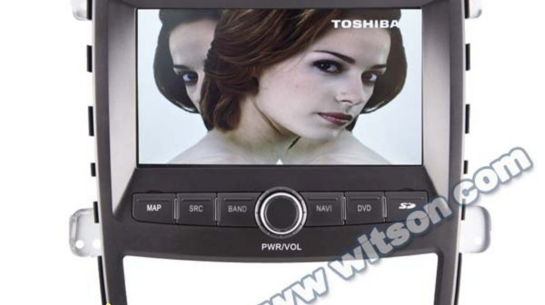 Navigatie Witson W2 C159 Dedicata Ssangyong Korando Actyon Platforma S100 Procesor Arm8 1gmhz Internet 3g Dvd Gps Carkit Preluare Agenda Telefonica Tv Comenzi Pe Volan