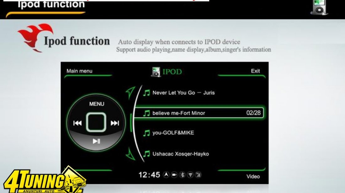 Navigatie Witson W2 C159 Dedicata Ssangyong Korando Actyon Platforma S100 Procesor Arm8 1gmhz Internet 3g Dvd Gps Carkit Preluare Agenda Telefonica Tv Comenzi Pe Volan