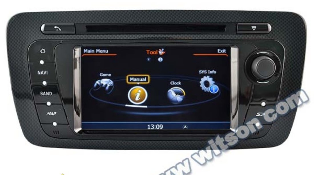 NAVIGATIE WITSON W2 C246 DEDICATA SEAT IBIZA PLATFORMA S100 DVD GPS TV DVR CARKIT PRELUARE AGENDA