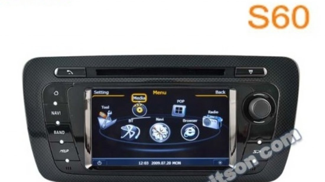 NAVIGATIE WITSON W2 C246 DEDICATA SEAT IBIZA PLATFORMA S100 DVD GPS TV DVR CARKIT PRELUARE AGENDA