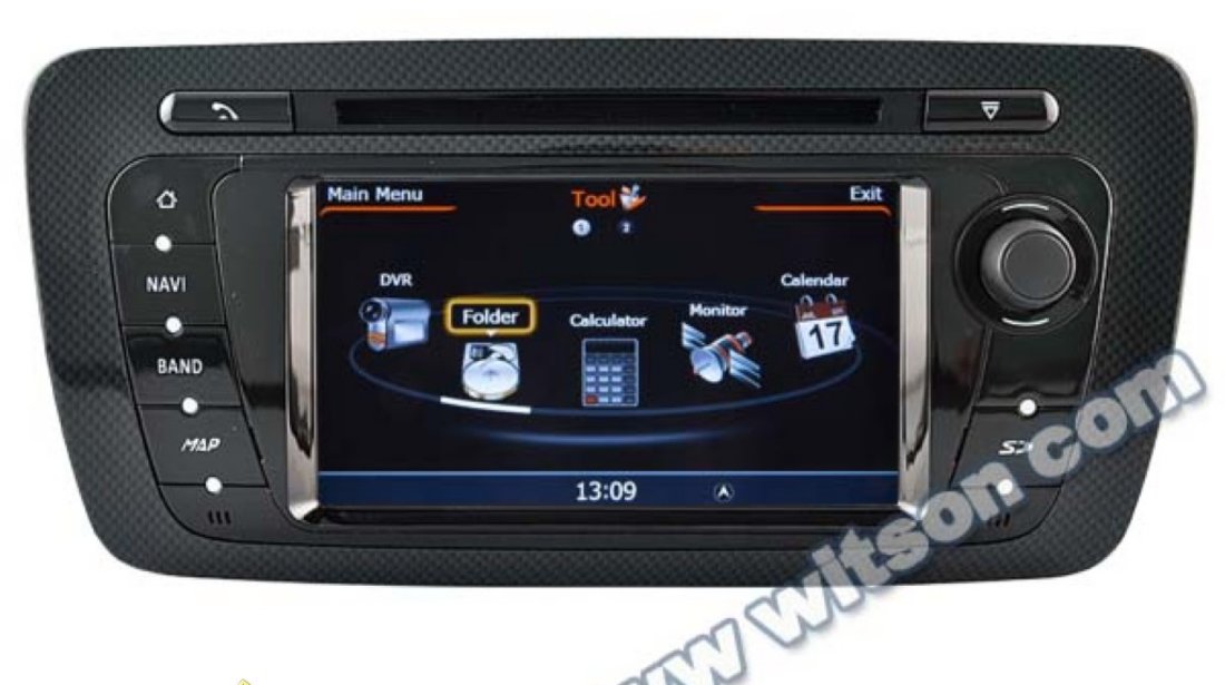 NAVIGATIE WITSON W2 C246 DEDICATA SEAT IBIZA PLATFORMA S100 DVD GPS TV DVR CARKIT PRELUARE AGENDA