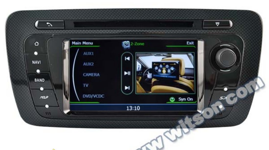 NAVIGATIE WITSON W2 C246 DEDICATA SEAT IBIZA PLATFORMA S100 DVD GPS TV DVR CARKIT PRELUARE AGENDA