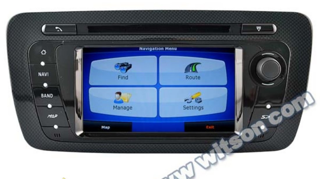 NAVIGATIE WITSON W2 C246 DEDICATA SEAT IBIZA PLATFORMA S100 DVD GPS TV DVR CARKIT PRELUARE AGENDA