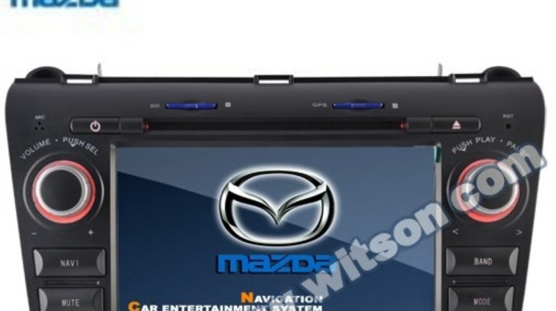 Navigatie WITSON W2-D791M Dedicata Mazda 3 2003 2009 Dvd Gps Bluetooth Ipod Usb Tv MODEL 2013