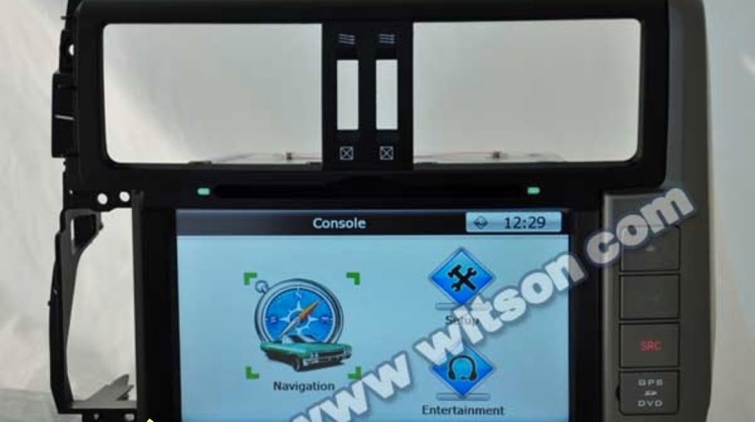 Navigatie Witson W2 D9109T Dedicata TOYOTA PRADO 150 2011 Internet 3g Wifi Dvd Gps Carkit Tv Comenzi Pe Volan Model 2013