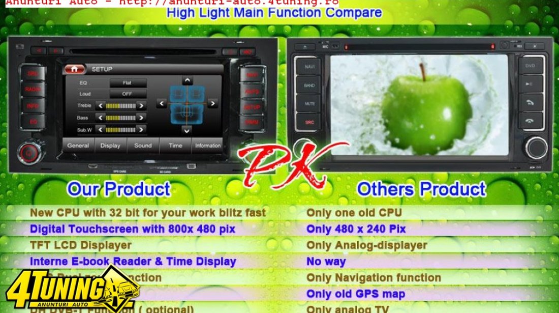 NAVIGATIE WITSON W2-D9200 VW TRANSPORTER T5 2010 INTERNET 3G DVD GPS CAR KIT USB TV DIVX MODEL 2012