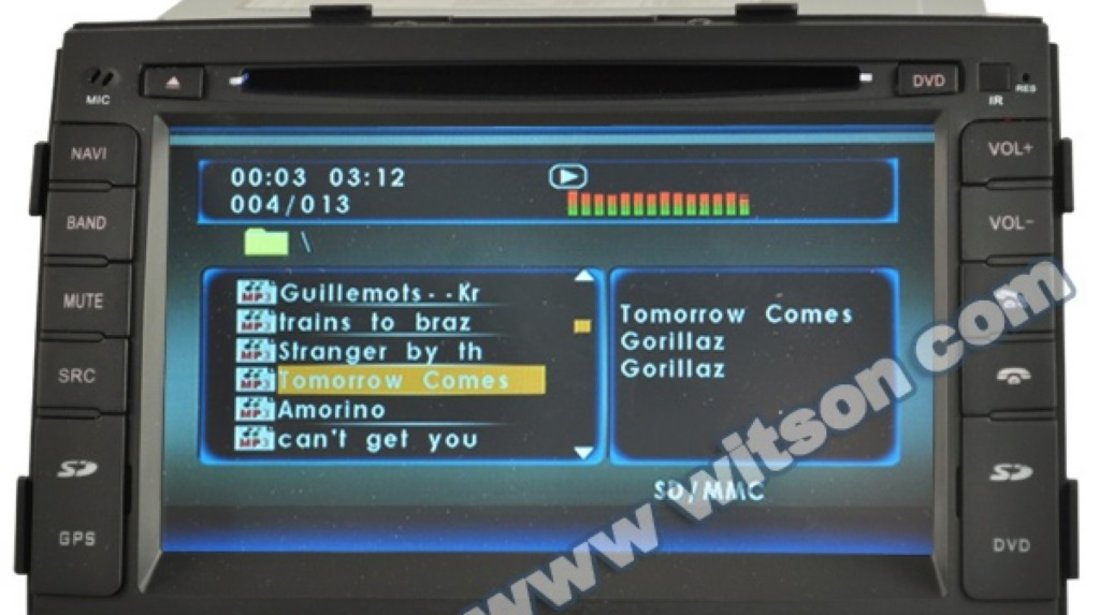 NAVIGATIE WITSON W2 D9517K DEDICATA KIA SORENTO 2010 - 2012 PLATFORMA S60 INTERNET 3G WIFI DVD GPS TV CARKIT COMENZI PE VOLAN