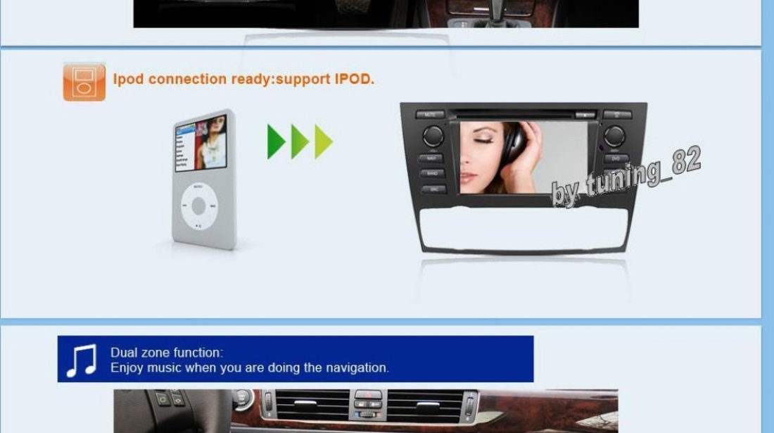 Navigatie Witson W2 D9749b Dedicata Bmw Seria 1 E82 Internet 3g Wifi Gps Dvd Carkit Model 2012