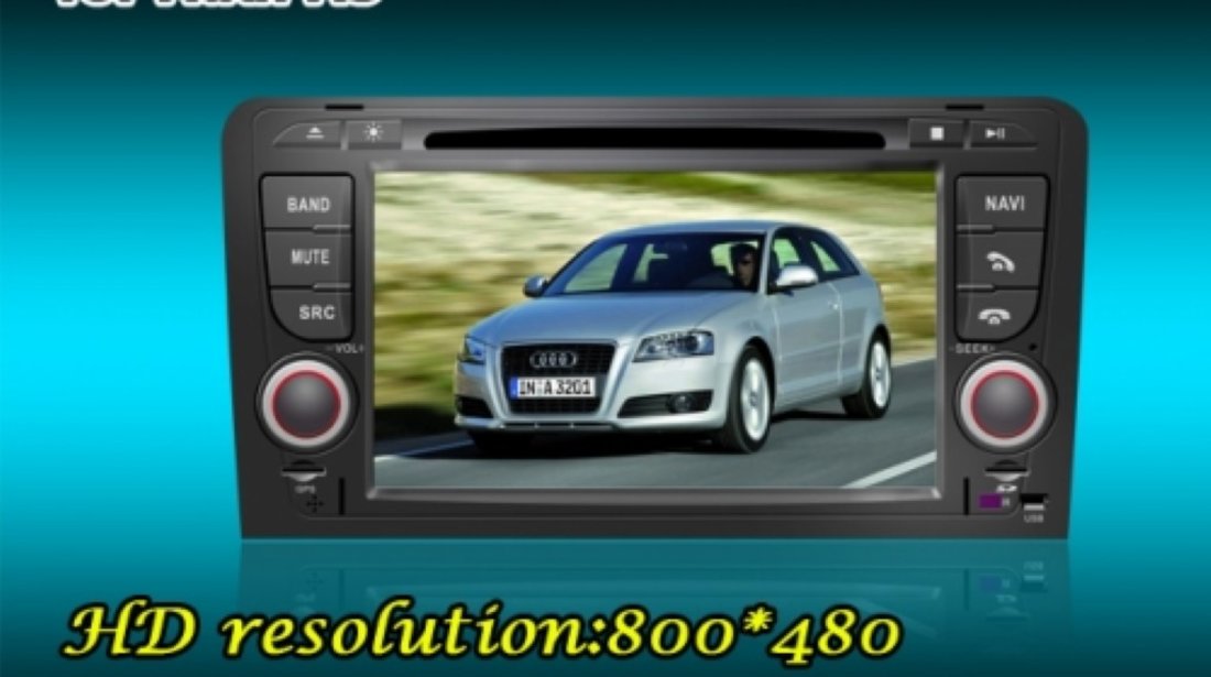 Navigatie WITSON W2-D9763A Dedicata Audi A3 2003 2010 INTERNET 3G WIFI DVD GPS CARKIT TV MODEL 2013