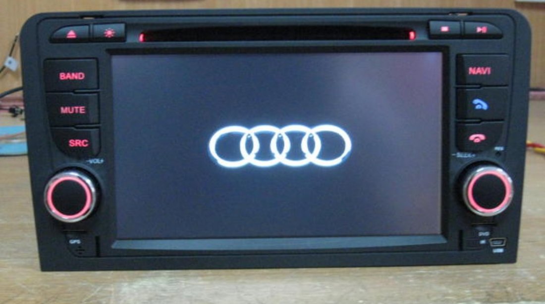 Navigatie WITSON W2-D9763A Dedicata Audi A3 2003 2010 INTERNET 3G WIFI DVD GPS CARKIT TV MODEL 2013