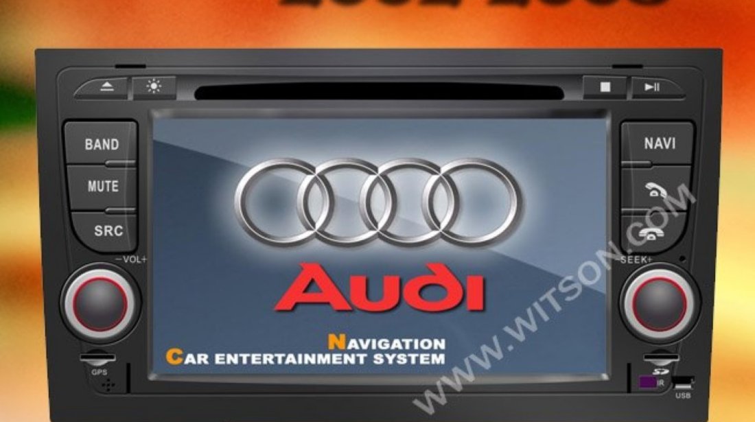 NAVIGATIE WITSON W2-D9764A DEDICATA AUDI A4 SEAT EXEO PLATFORMA S60 INTERNET 3G WIFI GPS DVD CARKIT TV MICROFON EXTERN CARKIT CADOU !