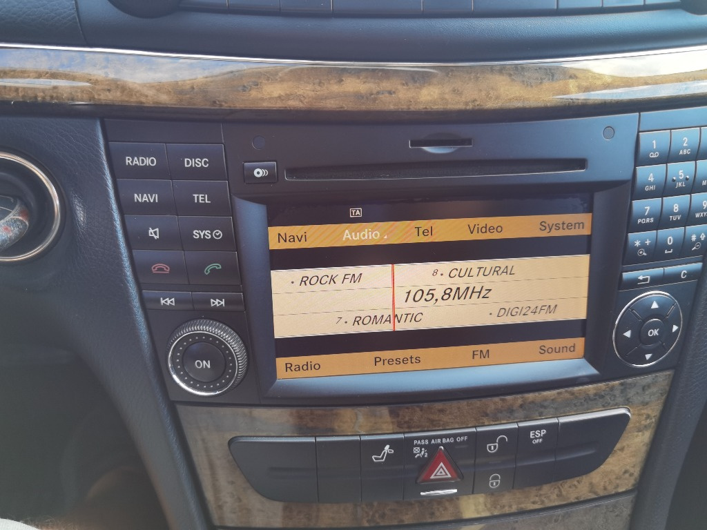Navigtie Mercedes e320 cdi v6 w211 ntg2.5