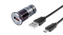 Încărcător 12/24v Qc3.0 1x Usb + Cablu Usb&gt; ...