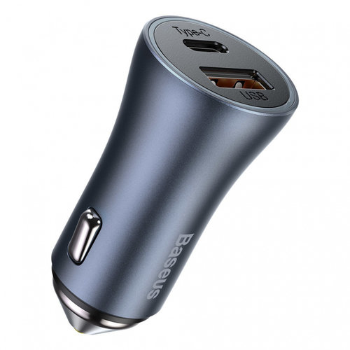 Încărcător Rapid Pentru Mașină Baseus Golden Contactor Pro USB Tip C / USB 40 W Power Delivery ...