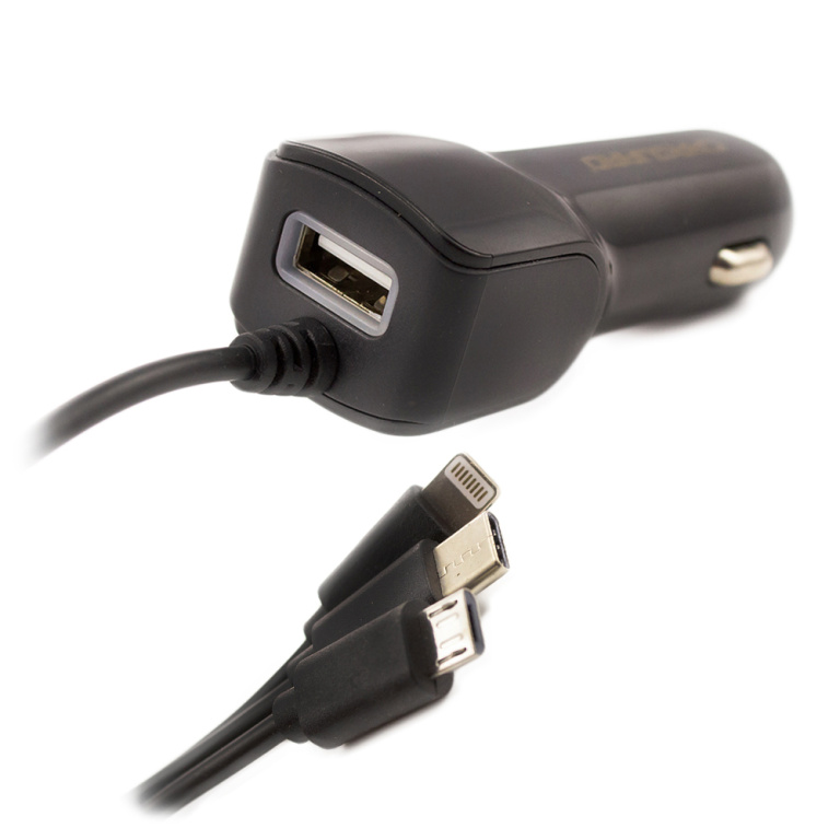 Încărcător universal cu încărcare rapidă Type-C - Micro-USB, iPhone - CARGUARD UCC003