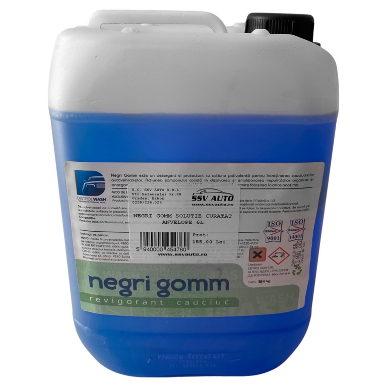 Negri Gomm Solutie Curatat Anvelope 6L