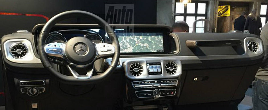 Nemtii au innebunit cand au vazut imaginile astea. Bordul noului Mercedes G-Class a ajuns pe internet!