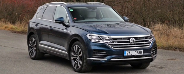 Nemtii au scos in teste noul Touareg cu motor V8 diesel. Cat de repede accelereaza SUV-ul cu 422 de cai sub capota. VIDEO