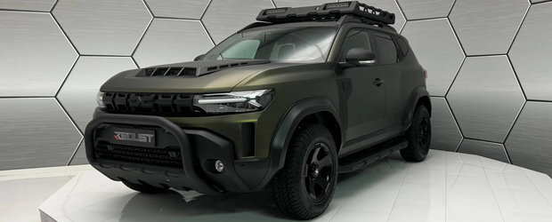 Nemtii cauta cumparator pentru o Dacia Duster 3 modificata pentru off-road. Masina cu motor turbo si 4x4 are o garda la sol cu 30 mm mai mare