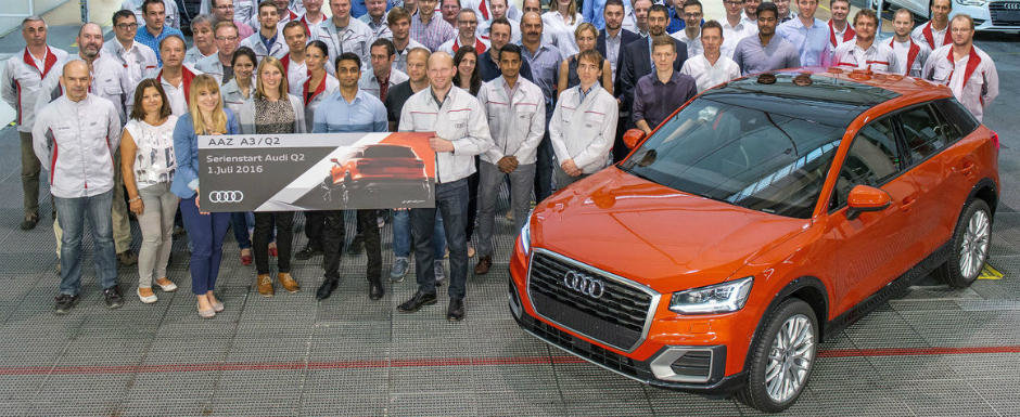 Nemtii de la Audi au inceput productia celui mai mic SUV al lor la uzina din Ingolstadt Nemtii de la Audi au inceput productia celui mai mic SUV al lor la uzina din Ingolstadt