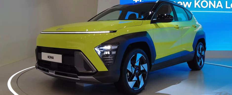 Nemtii de la Volkswagen ar trebui sa ia notite! Hyundai prezinta oficial noua generatie Kona, probabil cel mai spectaculos SUV de dimensiuni mici din lume. Cum arata in realitate