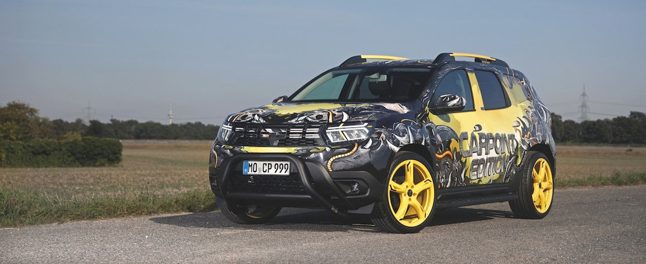 Nemtii si-au facut de cap cu noua Dacia Duster. Masina companiei de la Mioveni a primit jante pe 20 de inch si scaune ca de Bentley