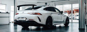 Nemtii si-au facut de cap cu primul Mercedes-AMG GT 63 S din istorie. Super-sedanul cu motor V8 si alura de fastback ofera acum mai multa putere chiar si decat un Lamborghini Aventador