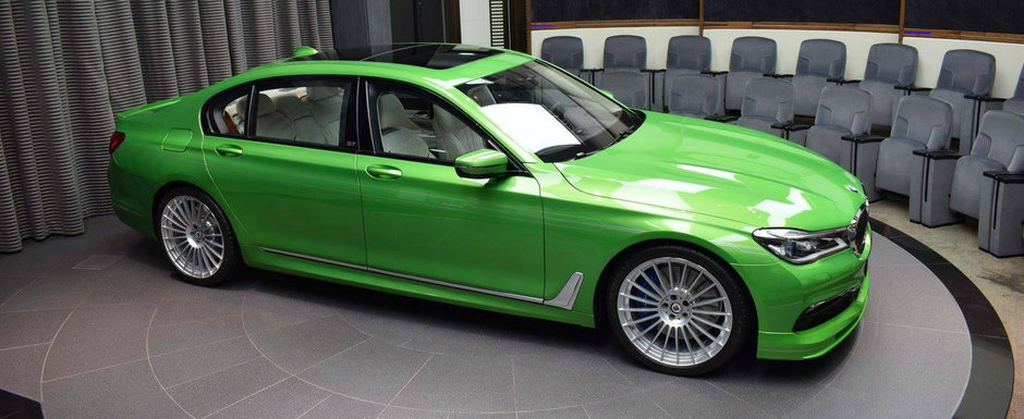 Nici nu se pune problema sa-l ratezi. Este probabil singurul Alpina B7 in Java Green din lume Nici nu se pune problema sa-l ratezi. Este probabil singurul Alpina B7 in Java Green din lume