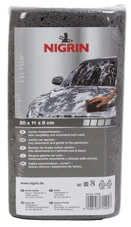 Nigrin Burete Auto Jumbo 20 x 11 x 8CM 71404