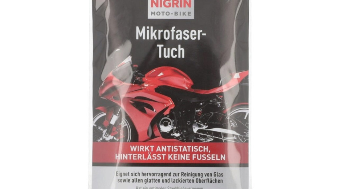 Nigrin Moto-Bike Lavetă Microfibra 50 x 40CM 20614