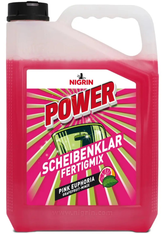 Nigrin Power Lichid De Spalare Parbriz Vara Gata Preparat Grapefruit 5L 687501