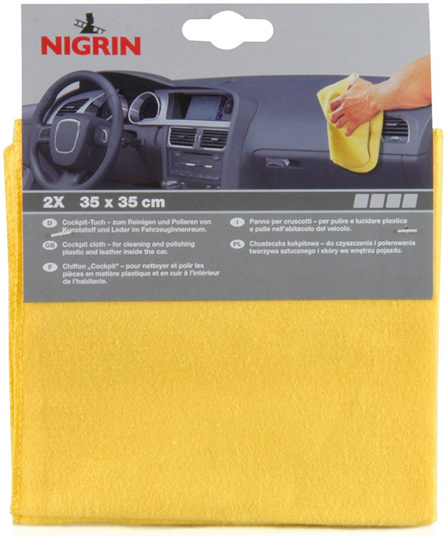 Nigrin Set 2 Buc Laveta Microfibra 35X35CM 71101