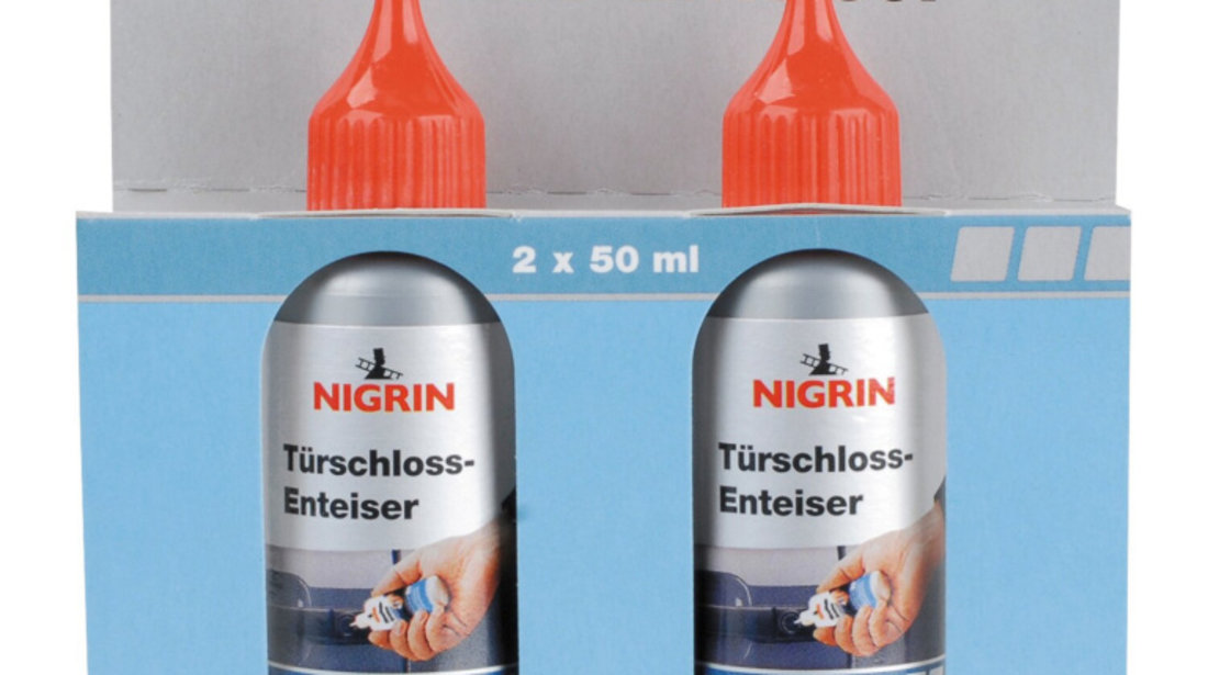 Nigrin Set 2 Buc Solutie Dezghetat Yale -50°C 2X50ML 74047