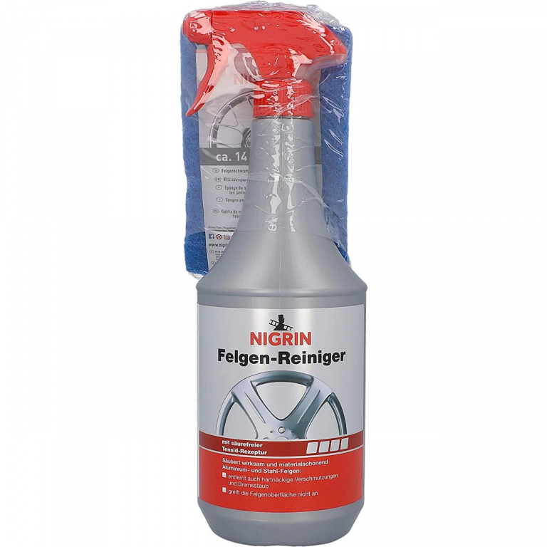 Nigrin Soluție Curățare Jante + Burete 1L 84083