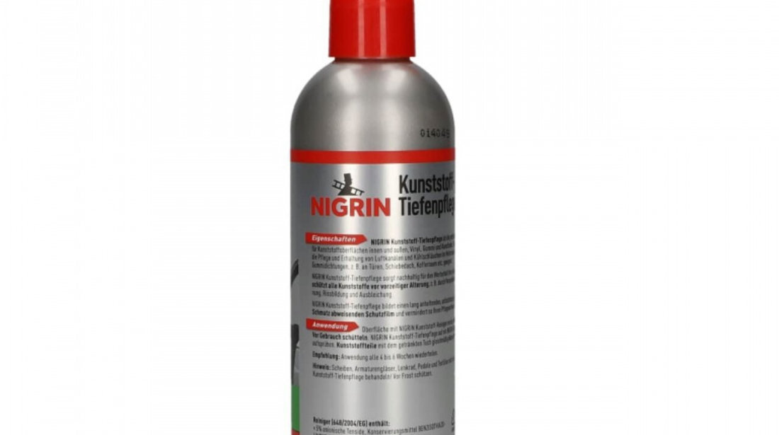 Nigrin Solutie Curatat Plastic Mat 300ML 74036