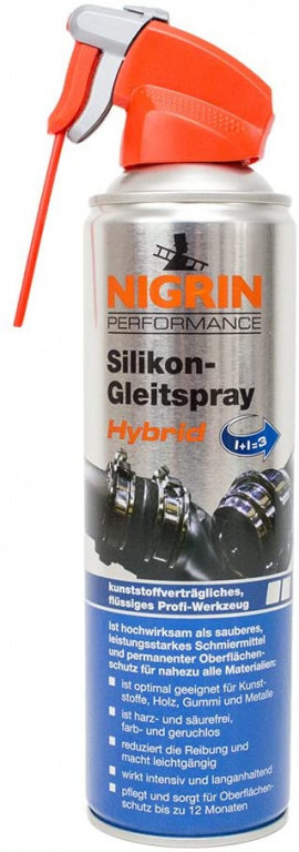 Nigrin Spray Ulei Cu Silicon Hybrid 500ML 72241