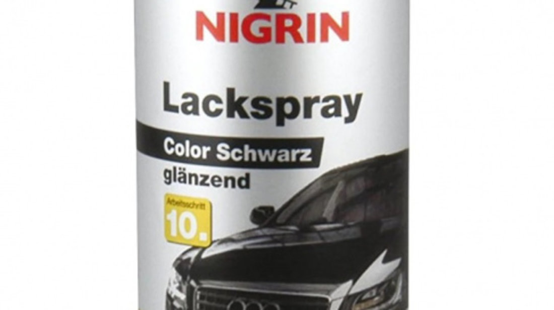 Nigrin Spray Vopsea Negru Lucios 400ML 74113