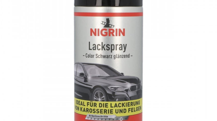 Nigrin Spray Vopsea Negru Lucios 400ML 74113