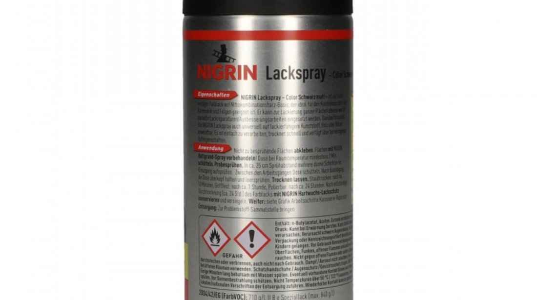 Nigrin Spray Vopsea Negru Mat 400ML 74112