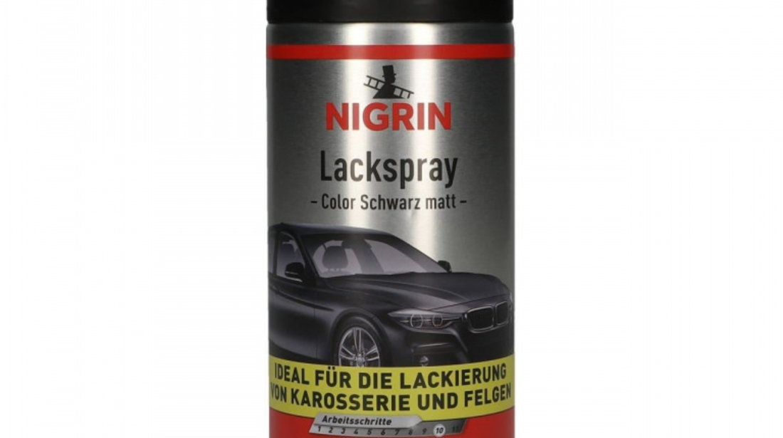 Nigrin Spray Vopsea Negru Mat 400ML 74112