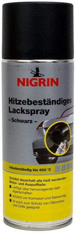 Nigrin Spray Vopsea Rezistent Termic Negru 600°C 400ML 74117