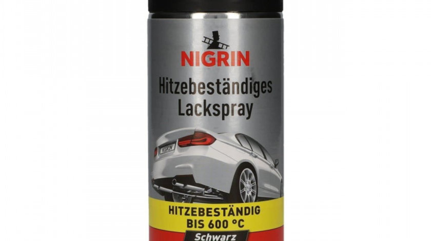 Nigrin Spray Vopsea Rezistent Termic Negru 600°C 400ML 74117