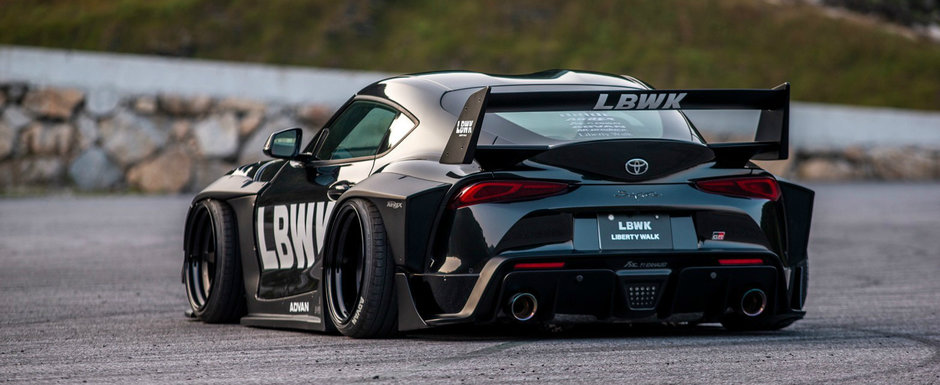 Nimic nu se compara cu Liberty Walk. Acesta este kit-ul japonezilor pentru Toyota Supra