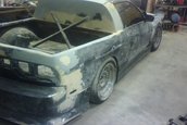 Nissan 240SX transformat in pick-up