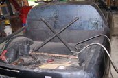 Nissan 240SX transformat in pick-up